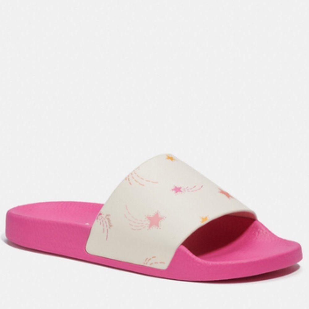 NWT - Uli Sport Slide With Shooting Star Print - CG090